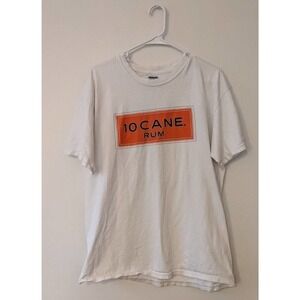 10 Cane Rum VTG Cotton Tshirt Large